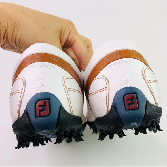 FootJoy LoPro Collection White Golf Shoes Spikes Size 6.5 M sportswear - Picture 6 of 9